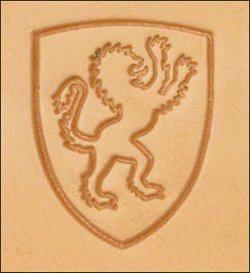 3D Stamp - Lion Shield